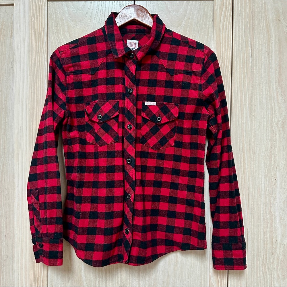 Topo Designs Flannel Shirt Size L